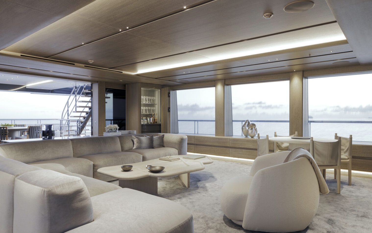 Amels Yacht Entourage intérieur