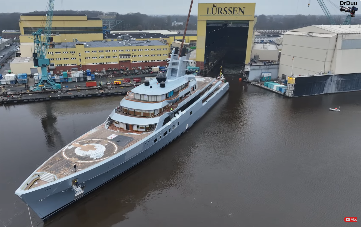 Project ALIBABA (new Pacific) • Lurssen • 2024 • Owner Leonid Mikhelson