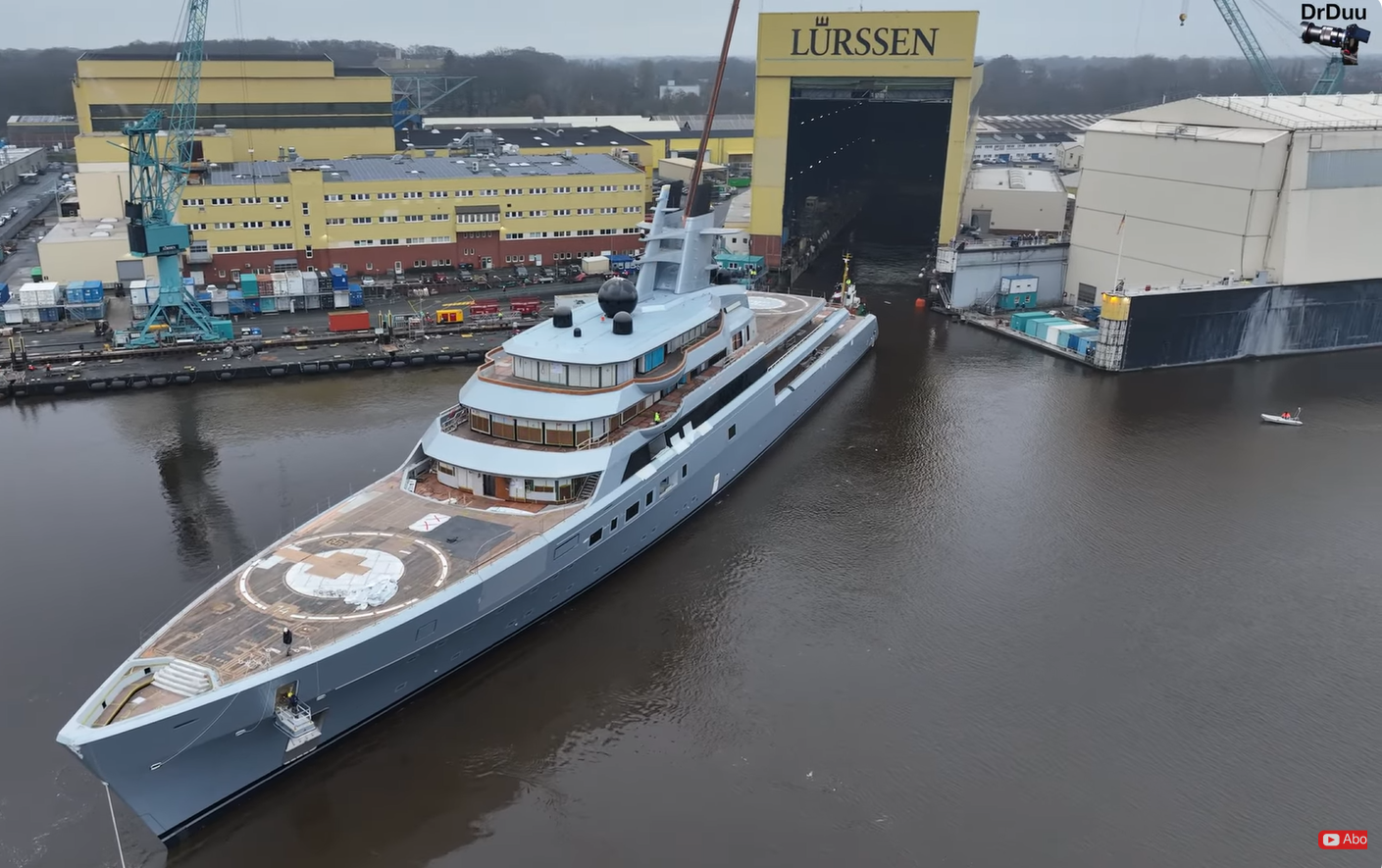 Project ALIBABA (nieuwe Pacific) • Lurssen • 2024 • Eigenaar Leonid Mikhelson