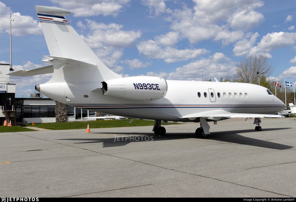 N993CE Dassault Falcon 2000 (Jay Feldman ortak sahibi)	
