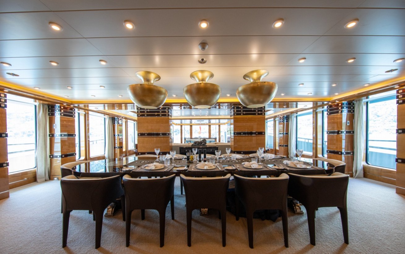 Intérieur du Yacht AHS d'Oceanco