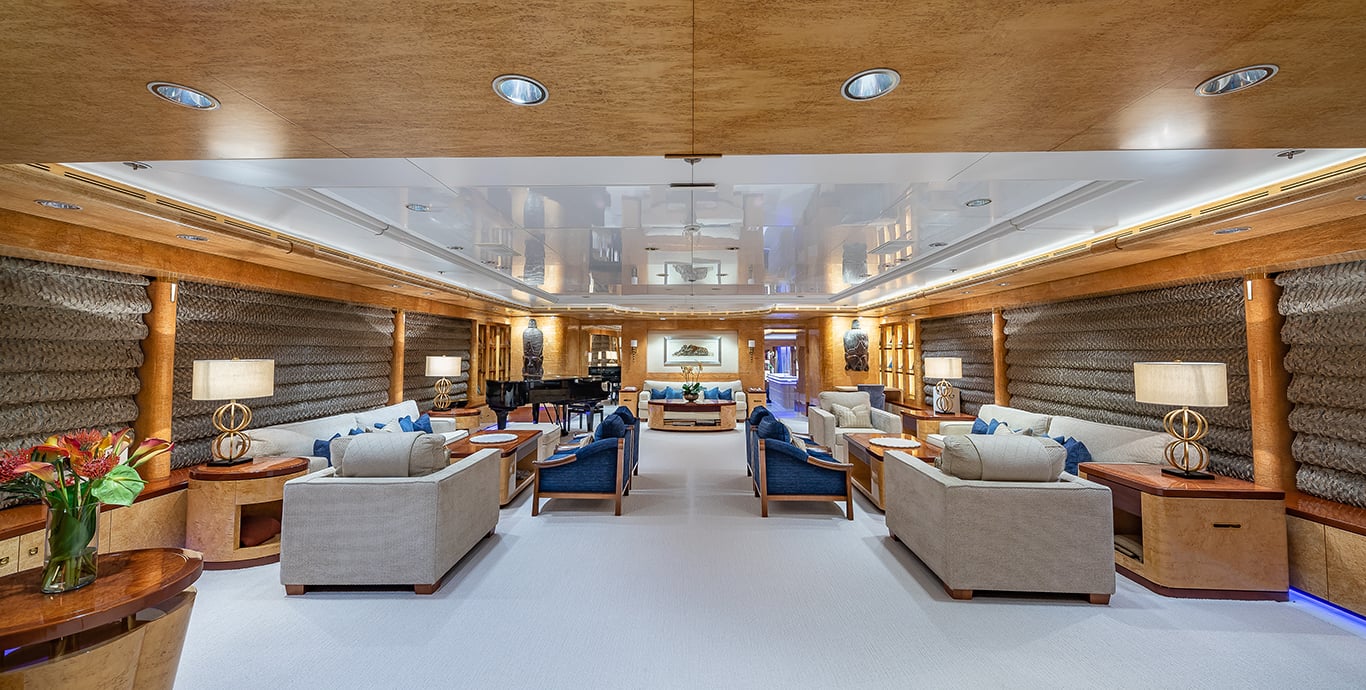 intérieur du yacht REDEMPTION 