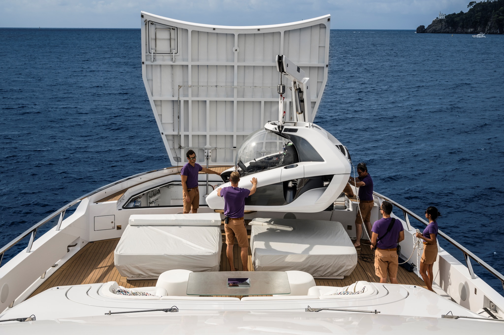 Hakvoort Yacht MILELE submarine