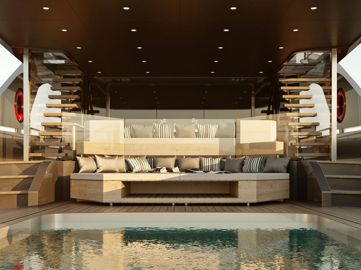 Yacht Lady Fleur interior