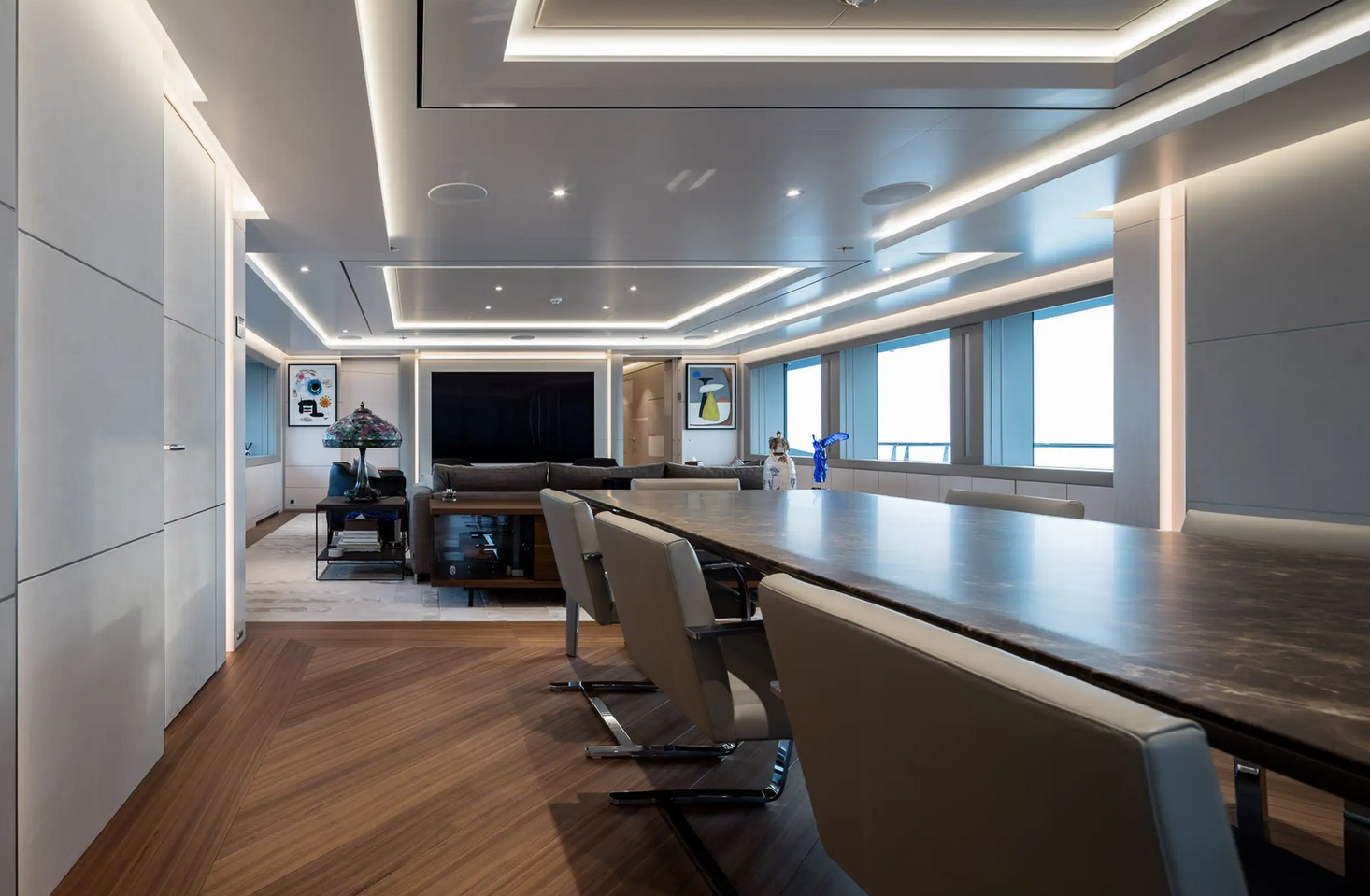 Interior del yate Amels Stella M