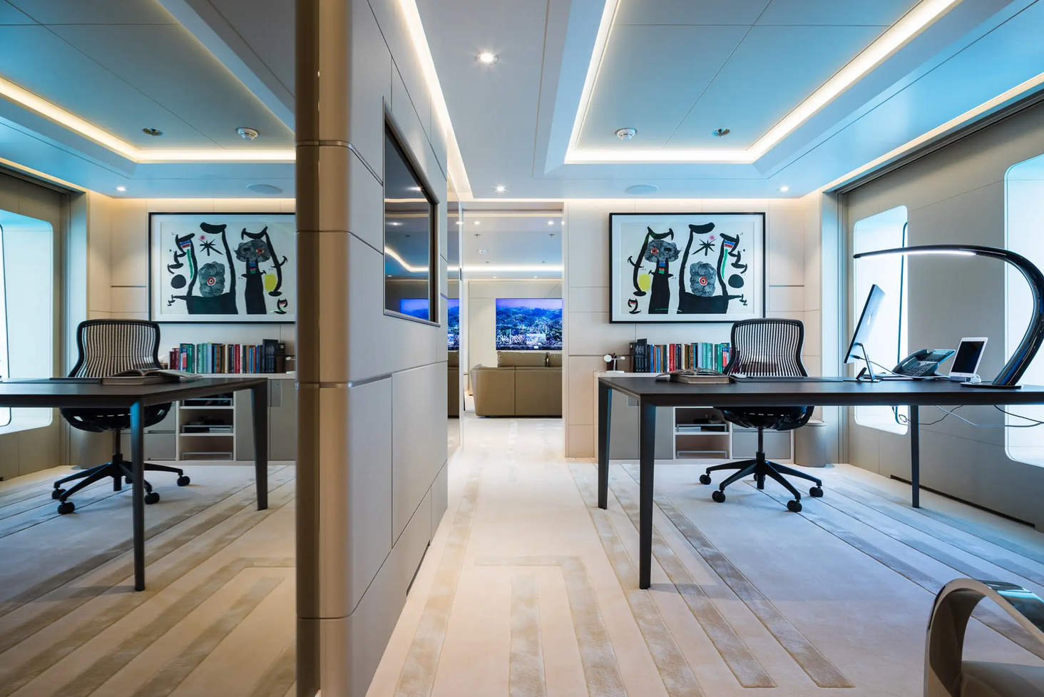 Interior del yate Amels Stella M