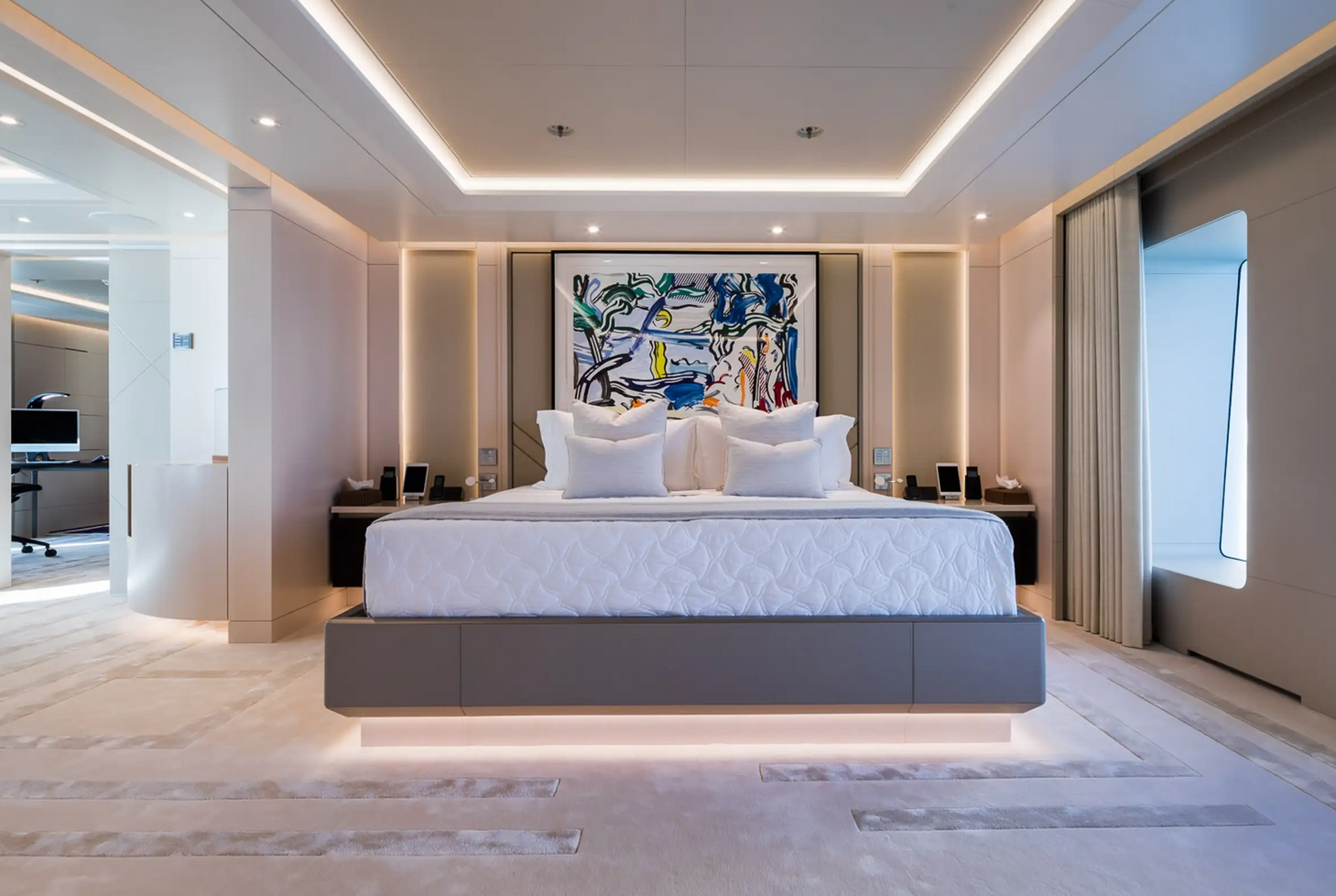 Interior del yate Amels Stella M