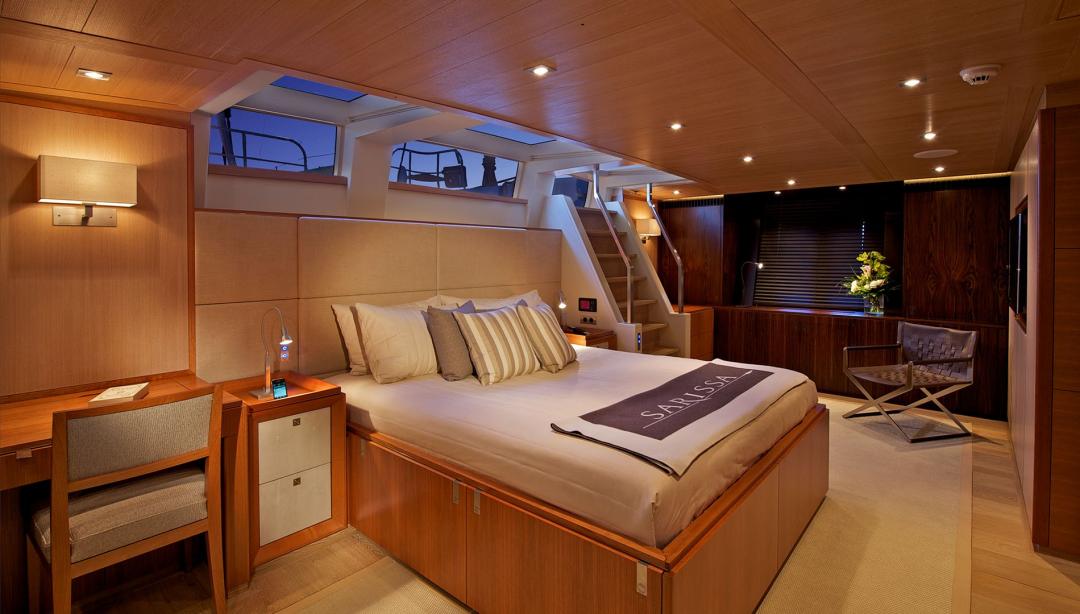 Huisman Sailing Yacht SARISSA interior