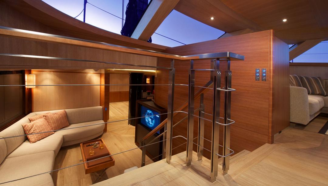 Huisman Sailing Yacht SARISSA interior