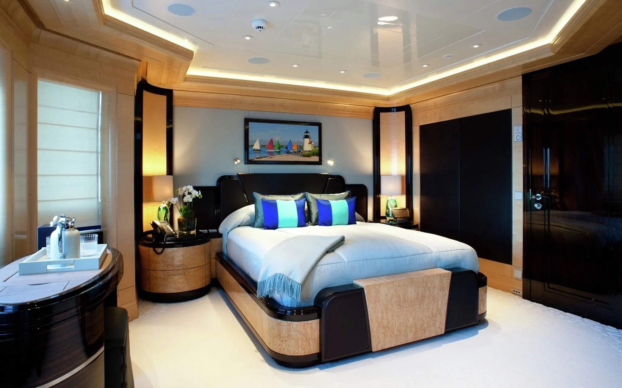 Interni dello yacht Abeking Arience