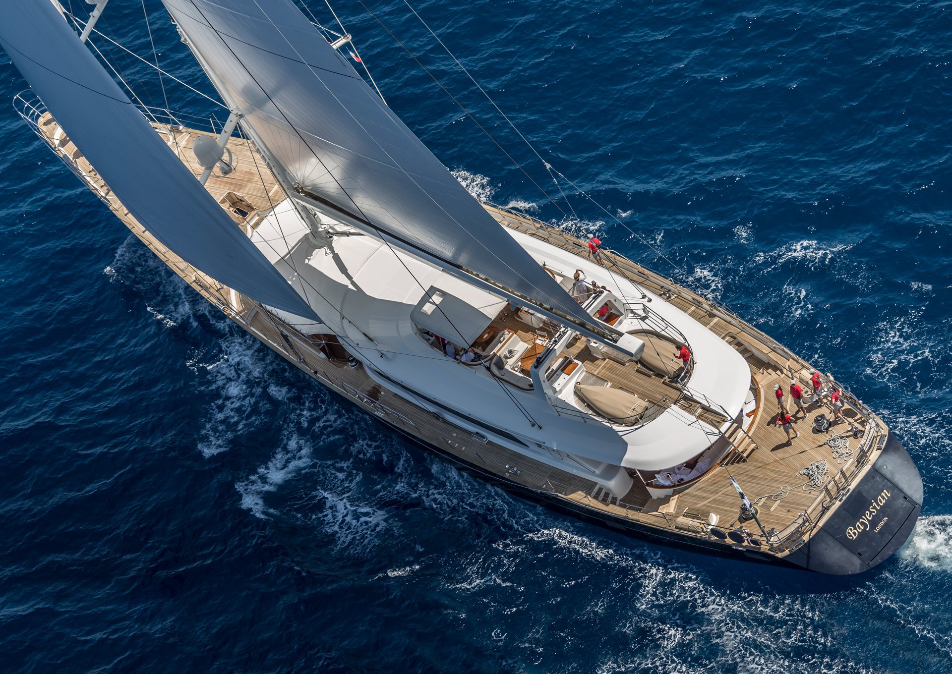Iate à vela Bayesian - Perini Navi - 2008 - proprietário Mike Lynch