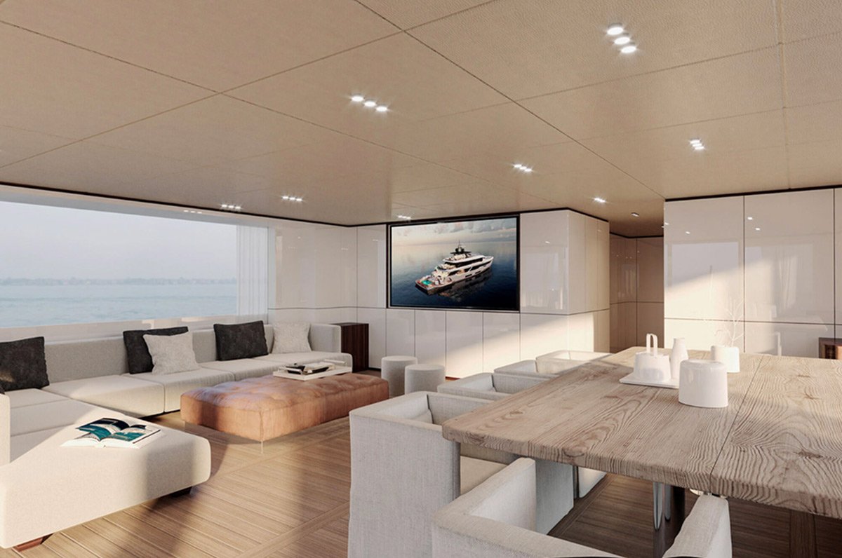 Интерьер яхты Benetti Oasis PHOENIX