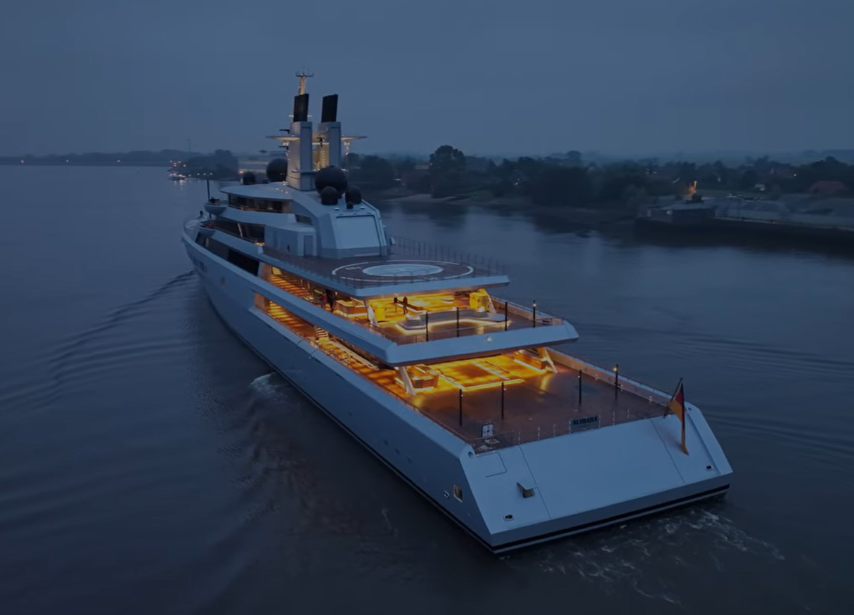 Яхта Lurssen Alibaba • 2024 • Суперяхта Леонида Михельсона