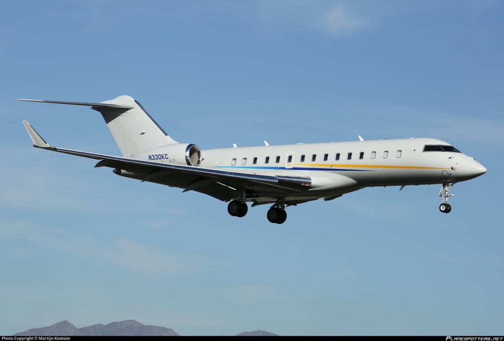 N330KC Global 6000 Midfirst bank Jeff Records proprietario 