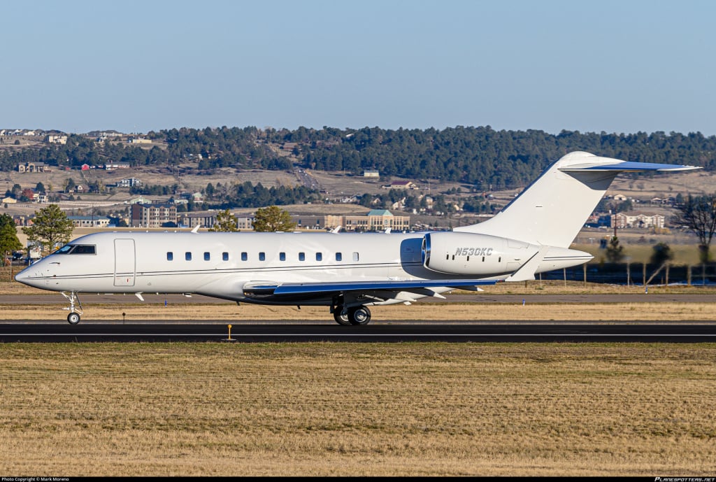 N530KC Bombardier Global 5000 Midfirst Bank Jeff Records