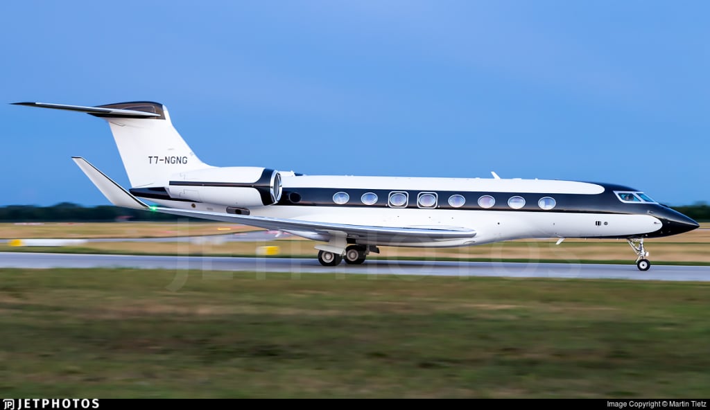 T7-NGNG Gulfstream G650 Owner God Nisanov private jet