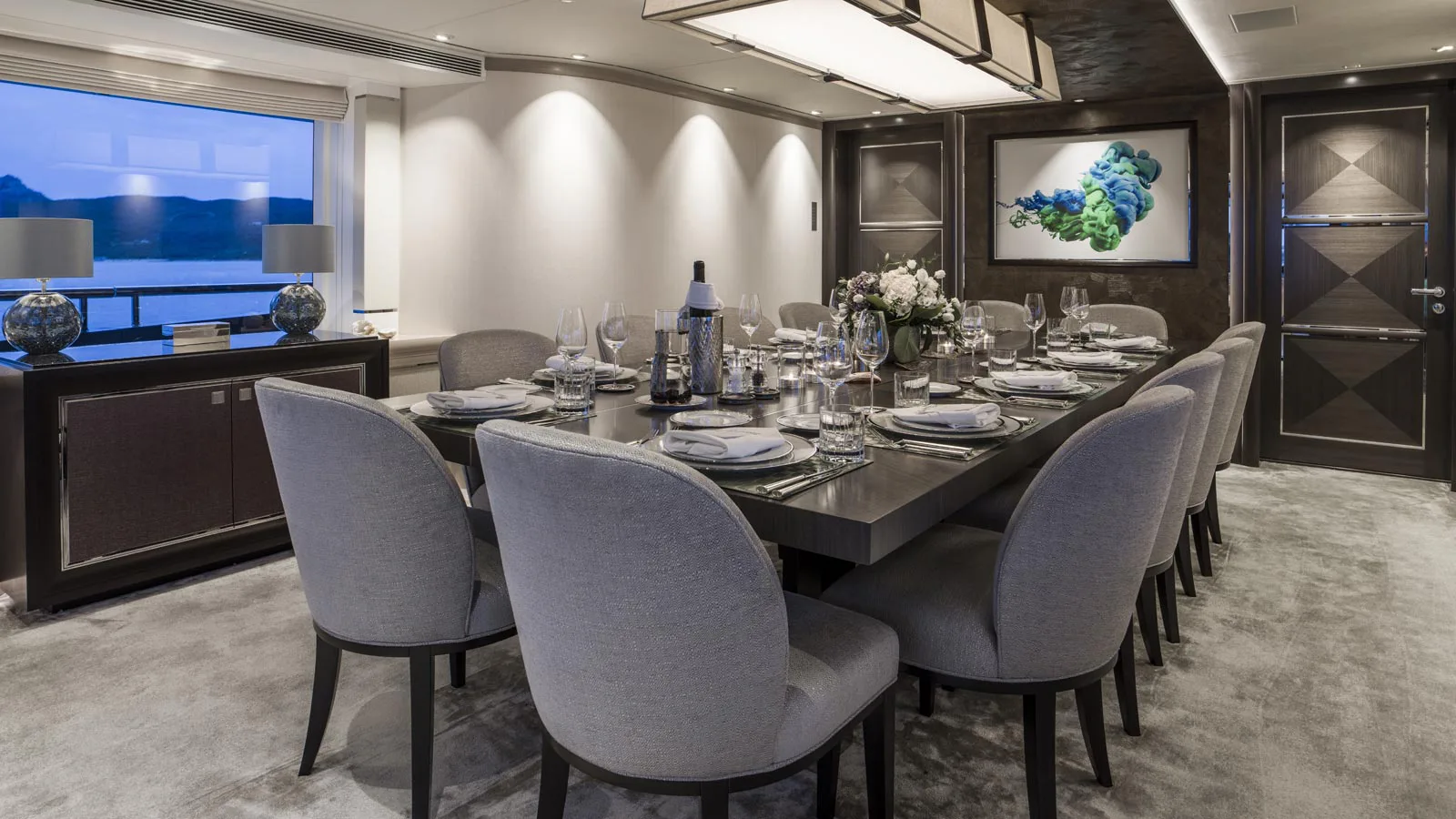 Heesen yacht IRISHA interior