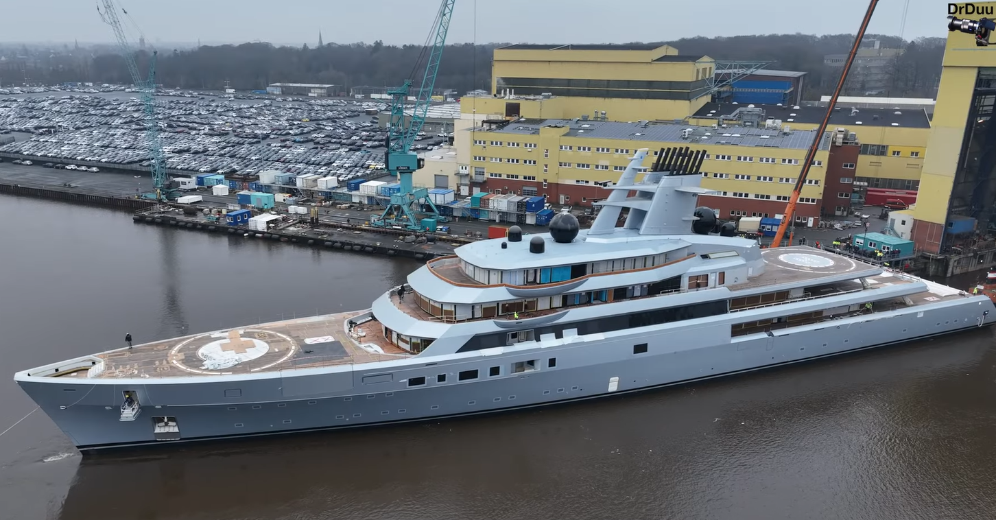 Яхта Lurssen Dragonfly – 2024 – суперяхта Сергея Брина