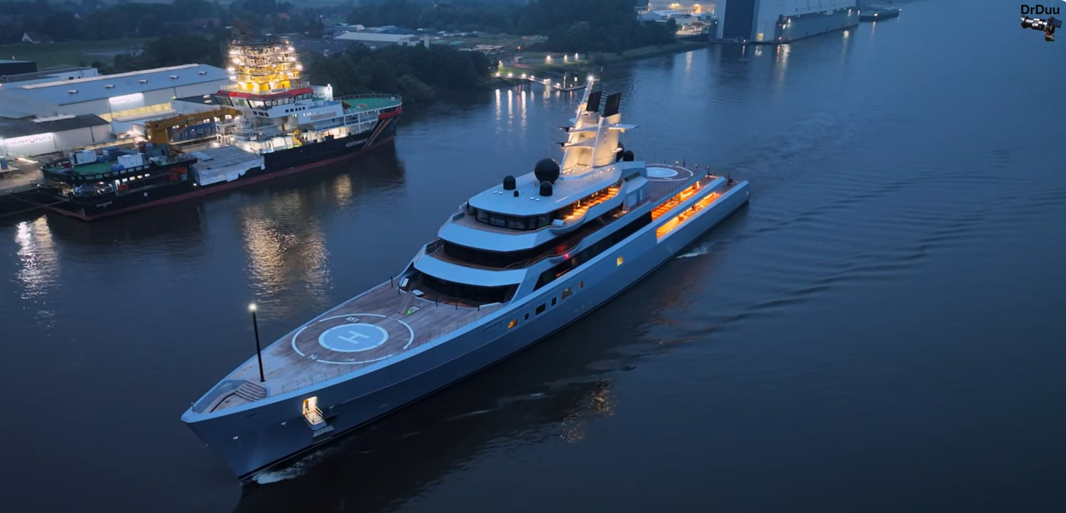 Яхта Lurssen Dragonfly – 2024 – суперяхта Сергея Брина