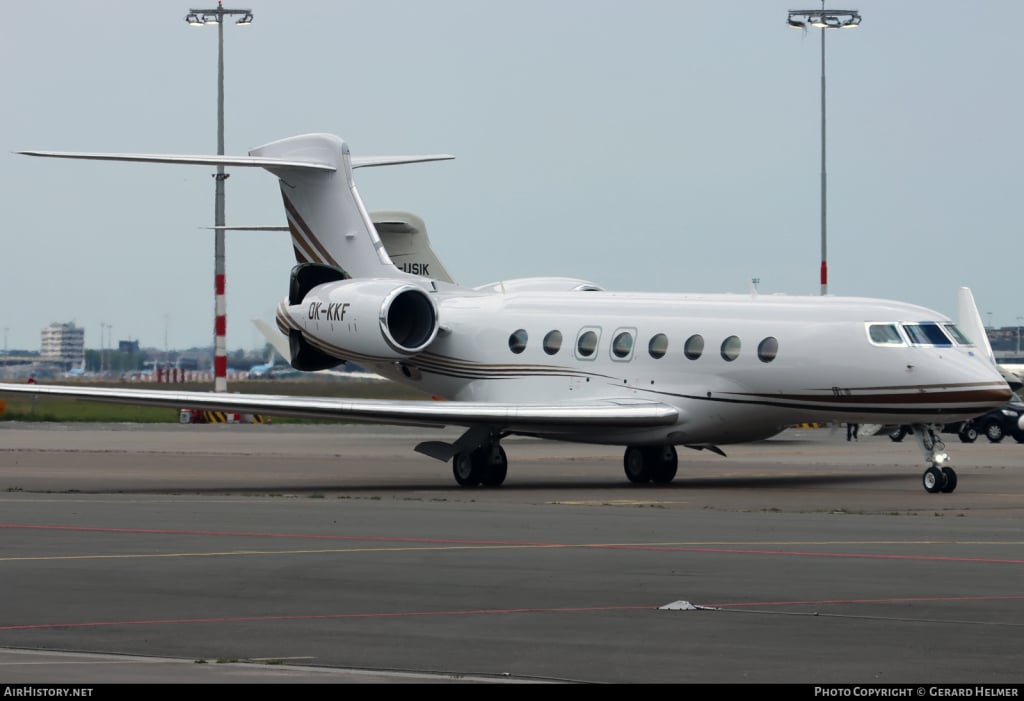 OK-KKF Gulfstream G650ER Karel Komarek zakenjet