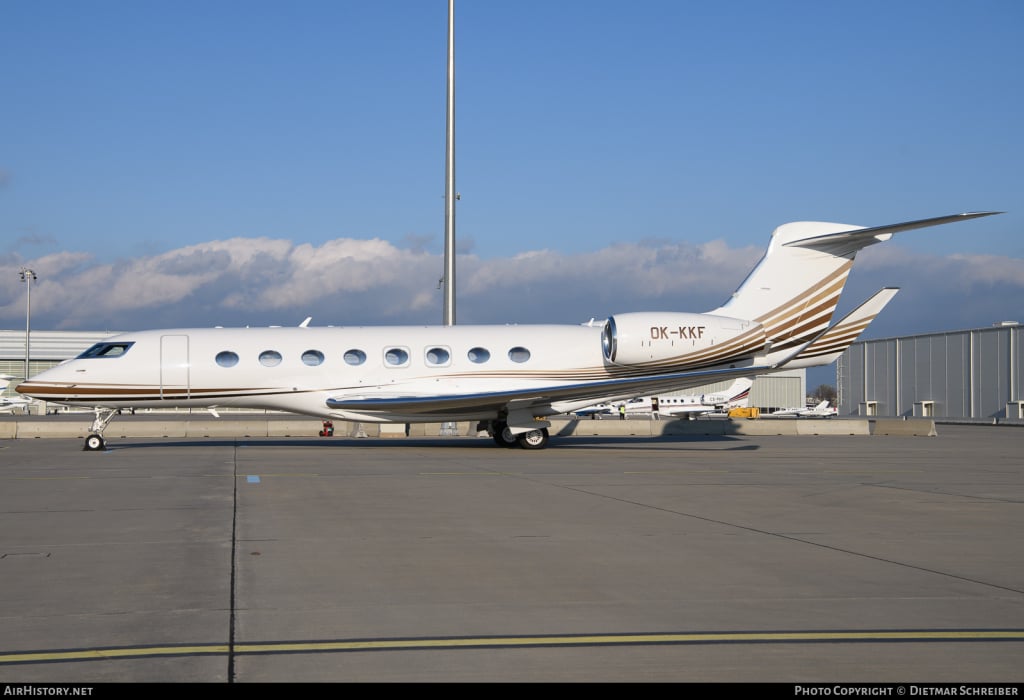 OK-KKF Gulfstream G650ER Karel Komarek zakenjet