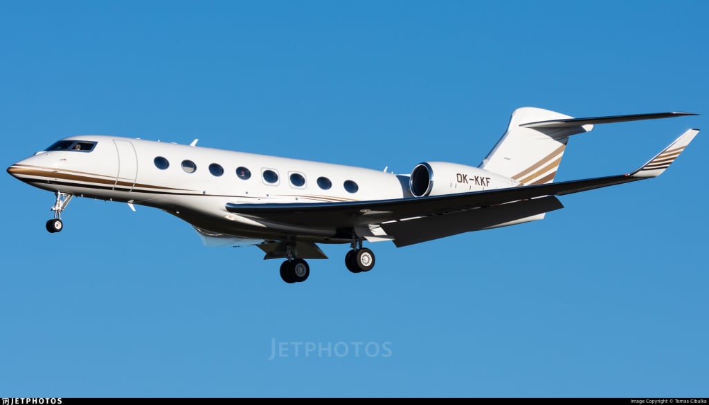 OK-KKF Gulfstream G650ER Karel Komarek zakenjet