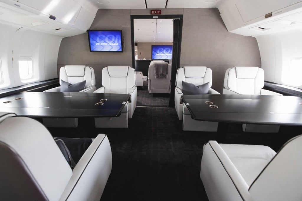 N267JR Boeing 767 interior John H Ruiz business jet