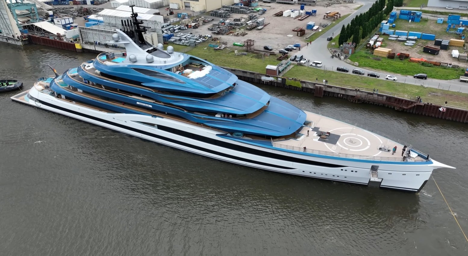 DEEP BLUE Yacht – Lurssen – 2025 – Owner Richard Liu Qiangdong
