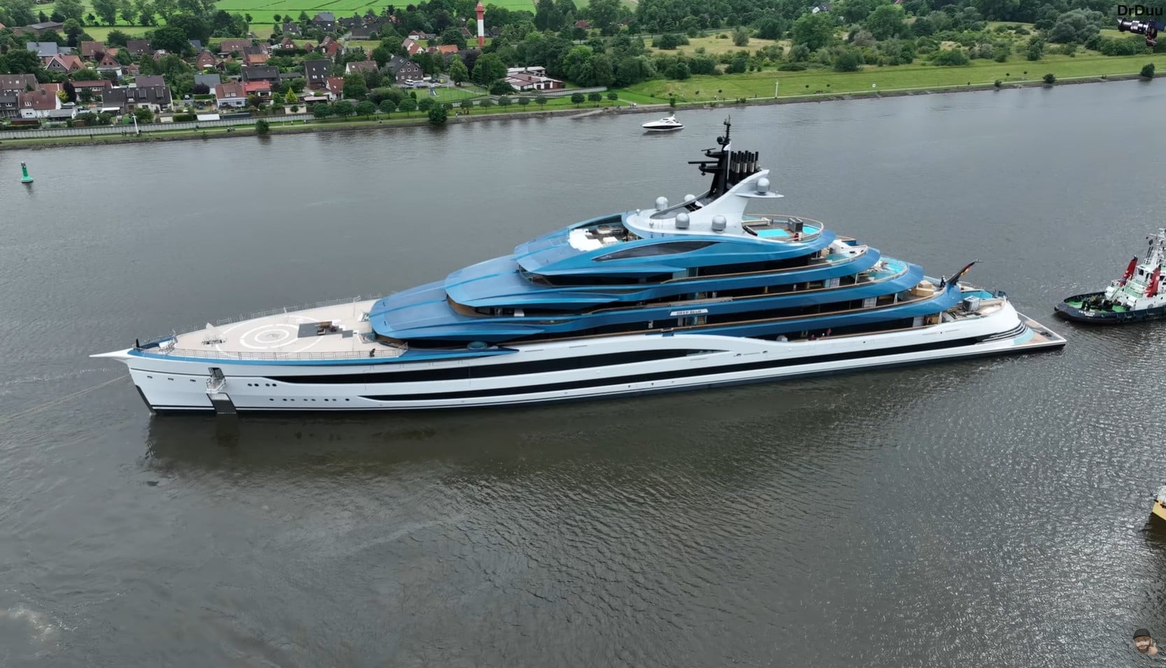 DEEP BLUE Yacht – Lurssen – 2025 – Owner Richard Liu Qiangdong