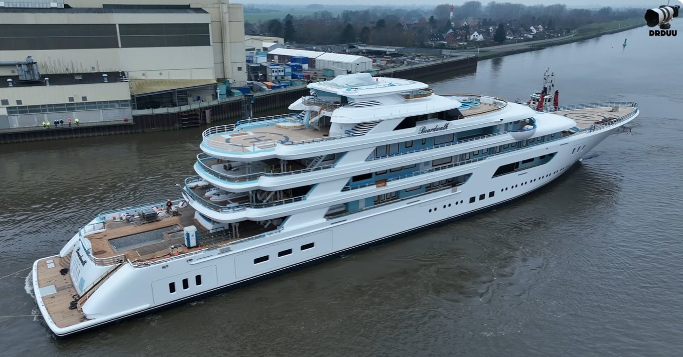 BOARDWALK Yacht – Lurssen – 2026 – Owner Tilman Fertitta 
